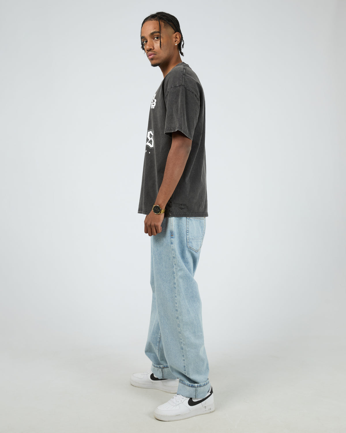 Bttb Stacker Tee Acid Black