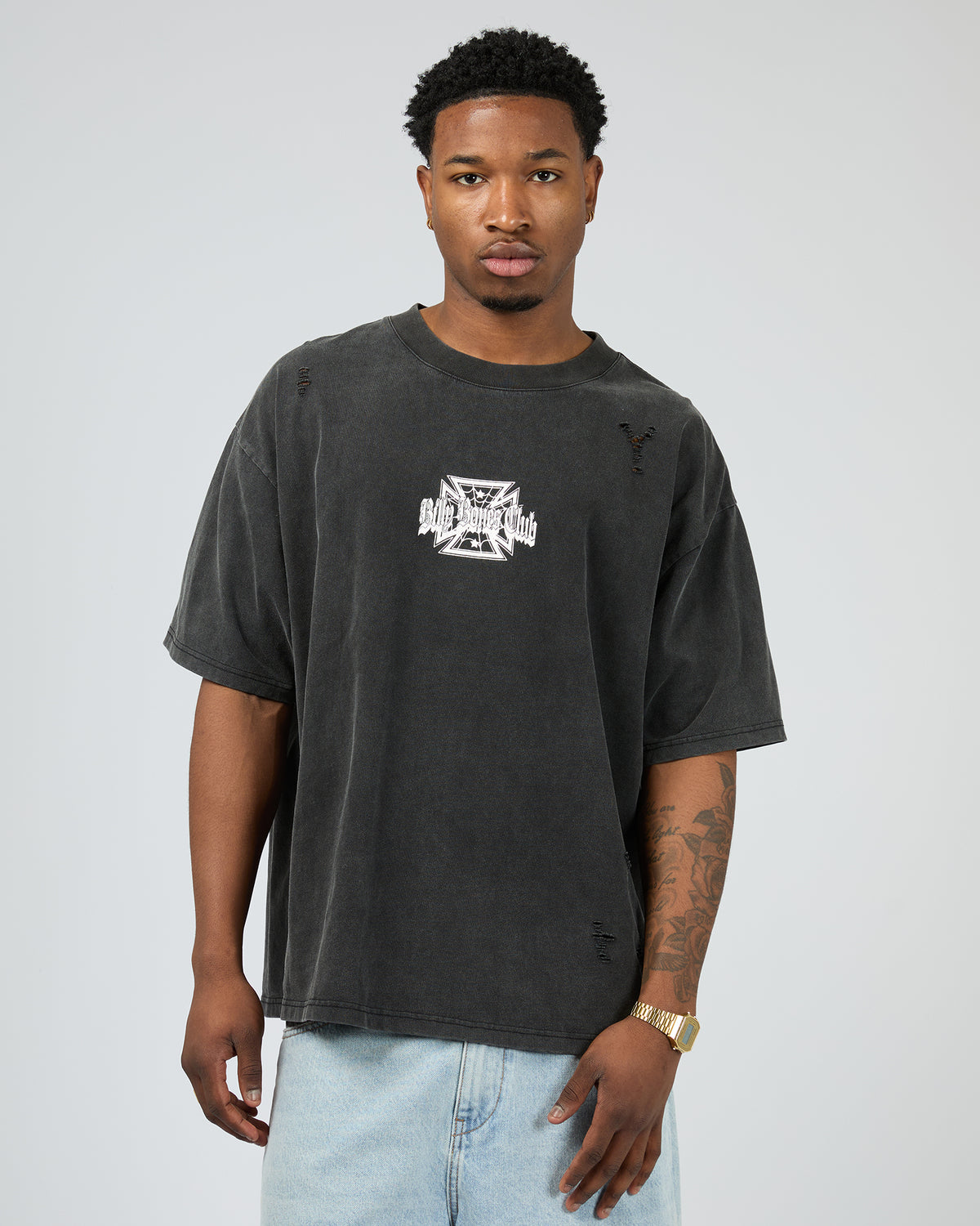 Lowrider Tee Washed Black