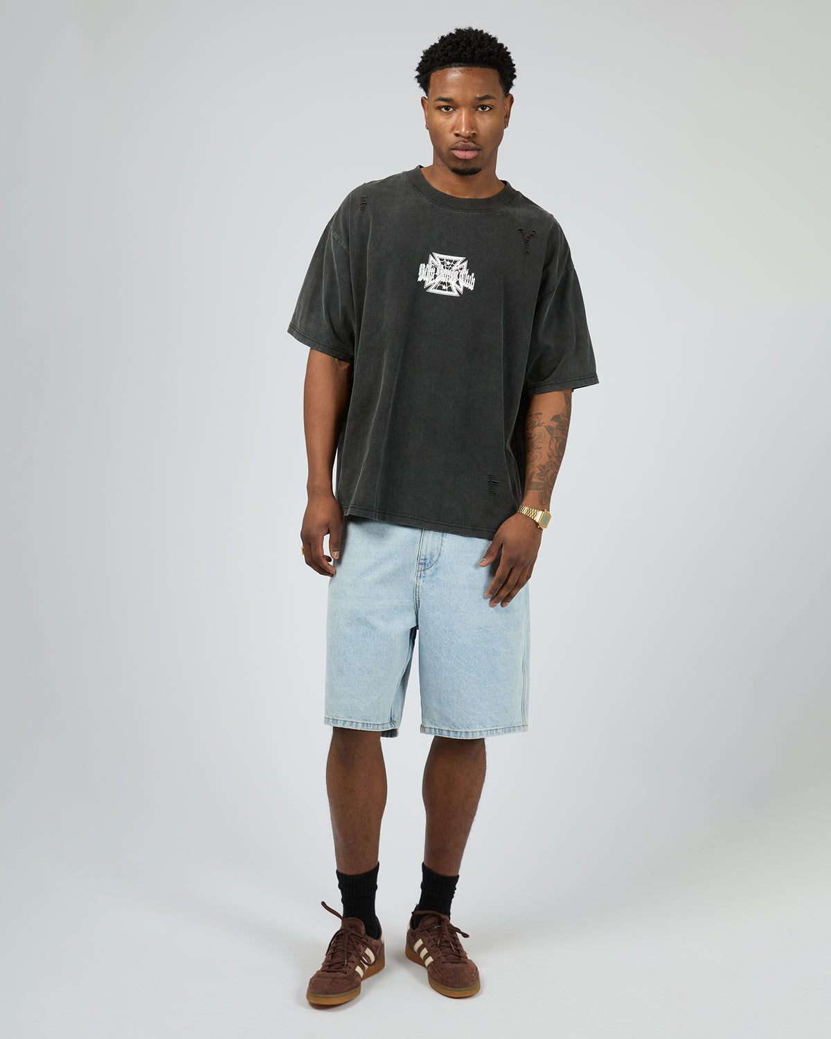 Lowrider Tee Washed Black