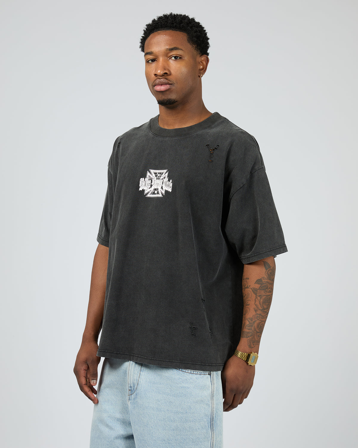 Lowrider Tee Washed Black