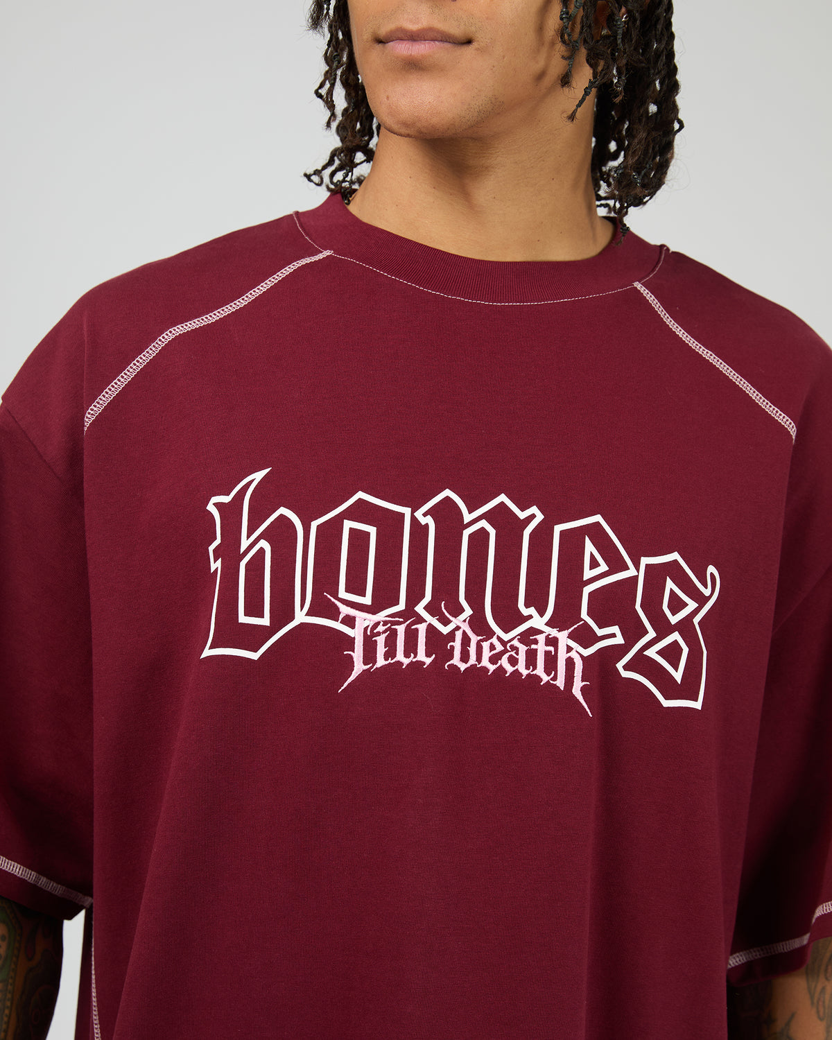 Till Death 4.0 Steeze Tee Merlot