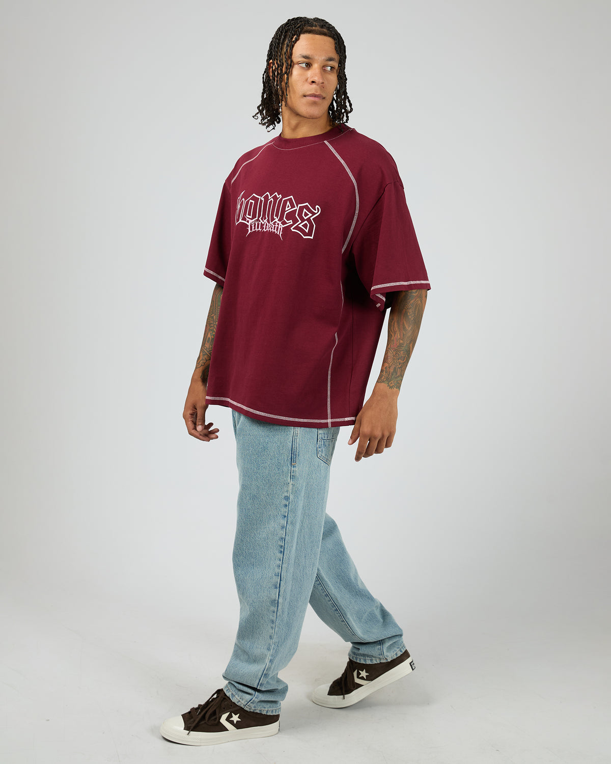 Till Death 4.0 Steeze Tee Merlot