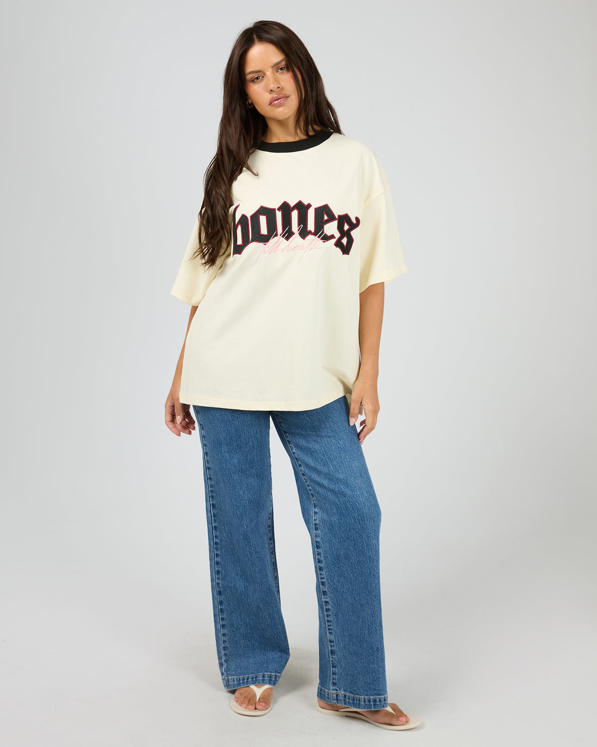 Till Death Love Letter Tee Cream