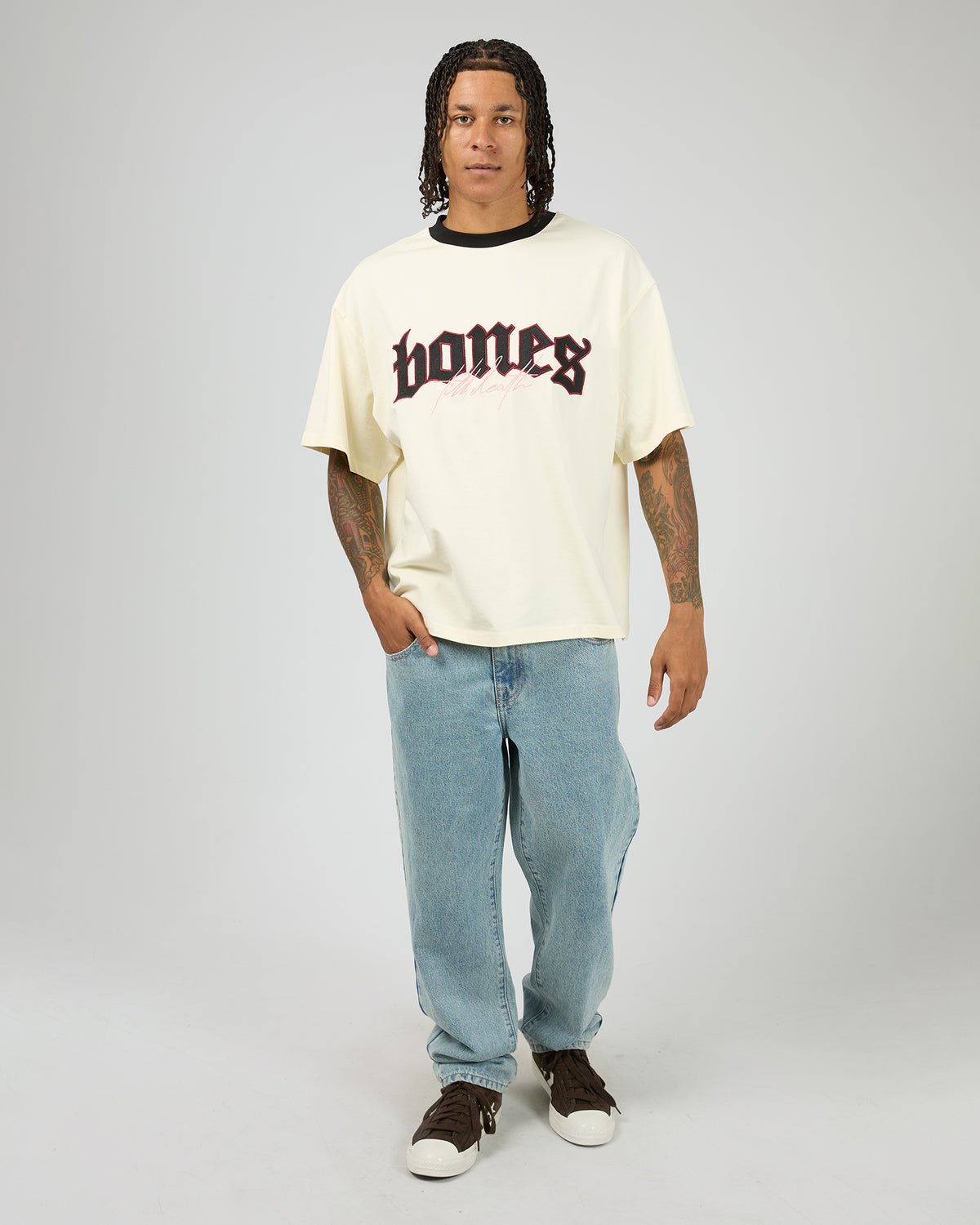 Till Death Love Letter Tee Cream
