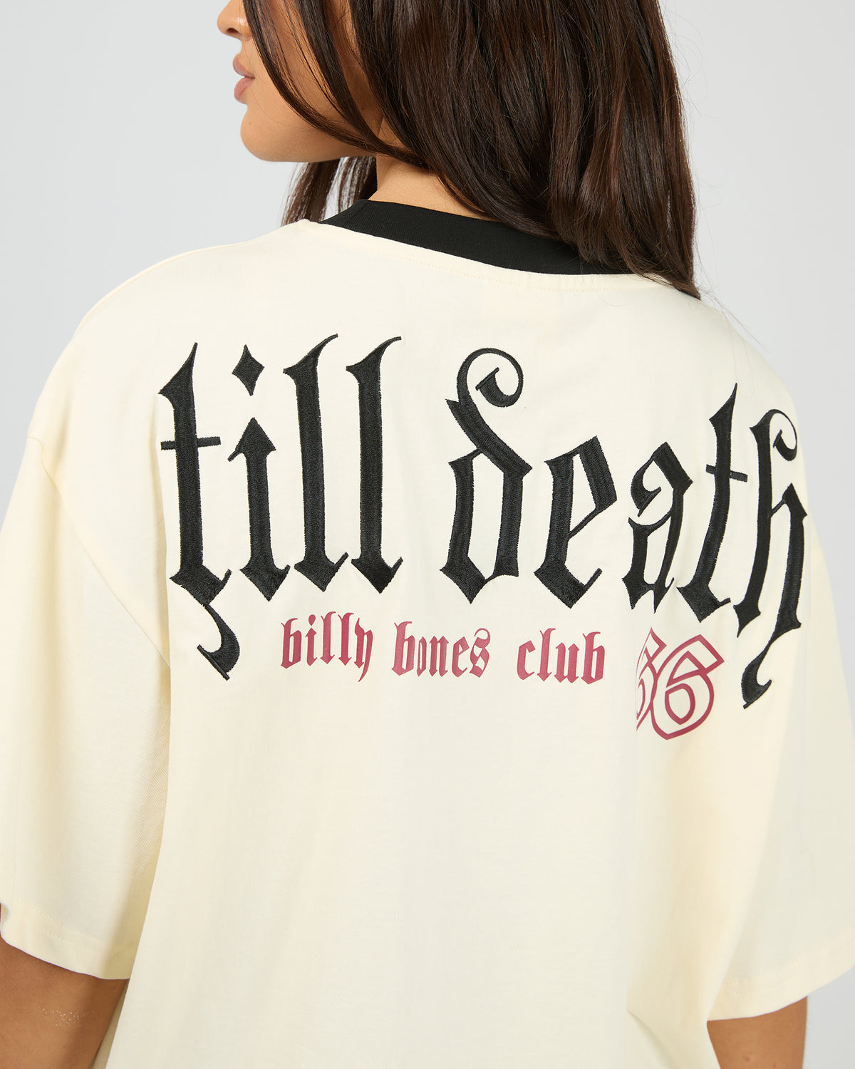 Till Death Love Letter Tee Cream