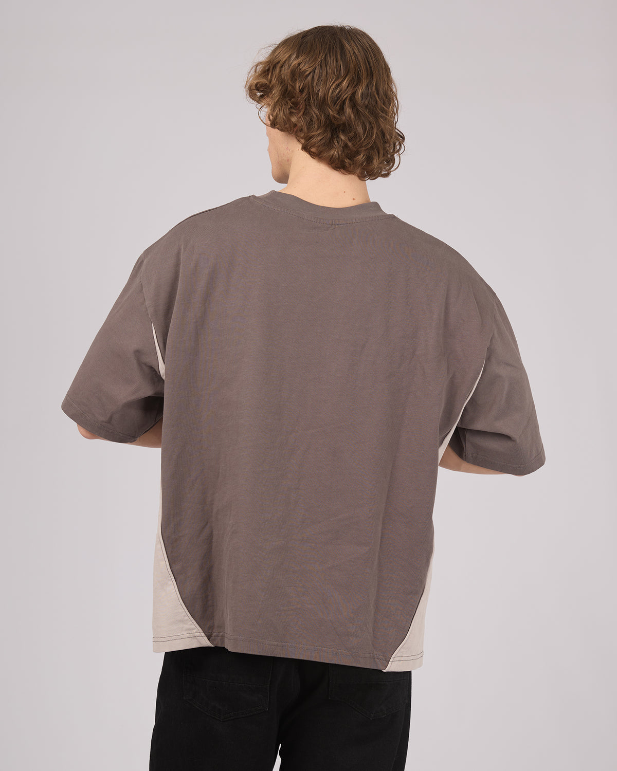 3 Piece Panel Tee Grey