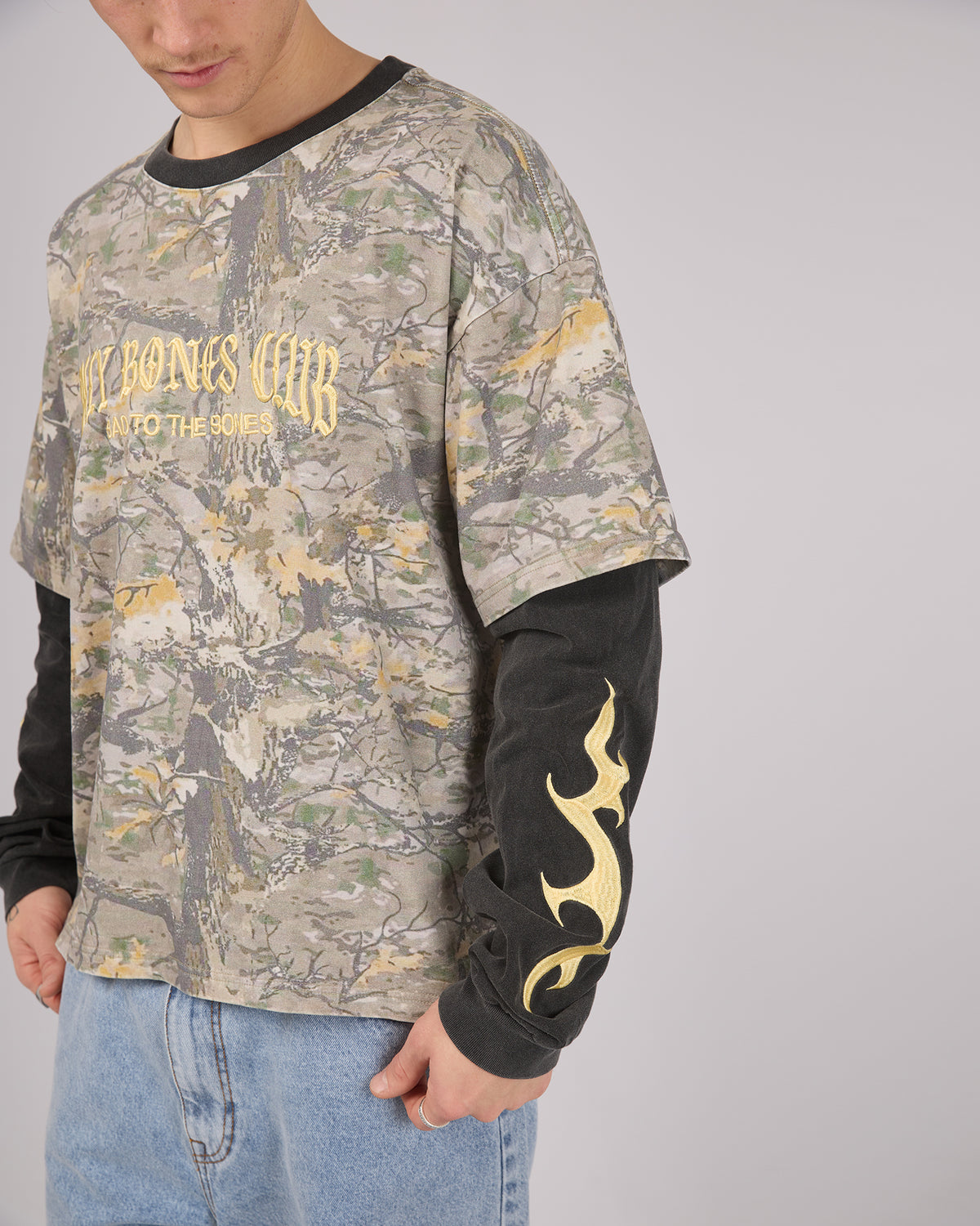 Commando Layered Tee Cammoflage