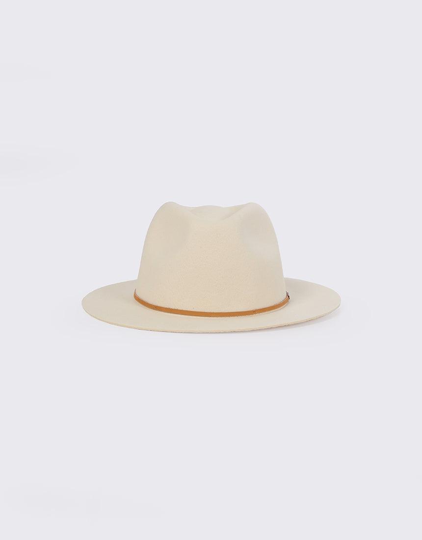 Brixton-Wesley Fedora Whitecap-Edge Clothing
