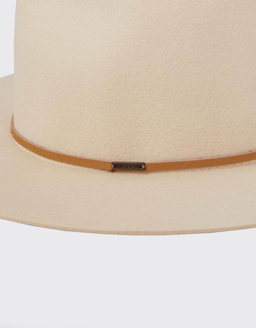 Brixton-Wesley Fedora Whitecap-Edge Clothing