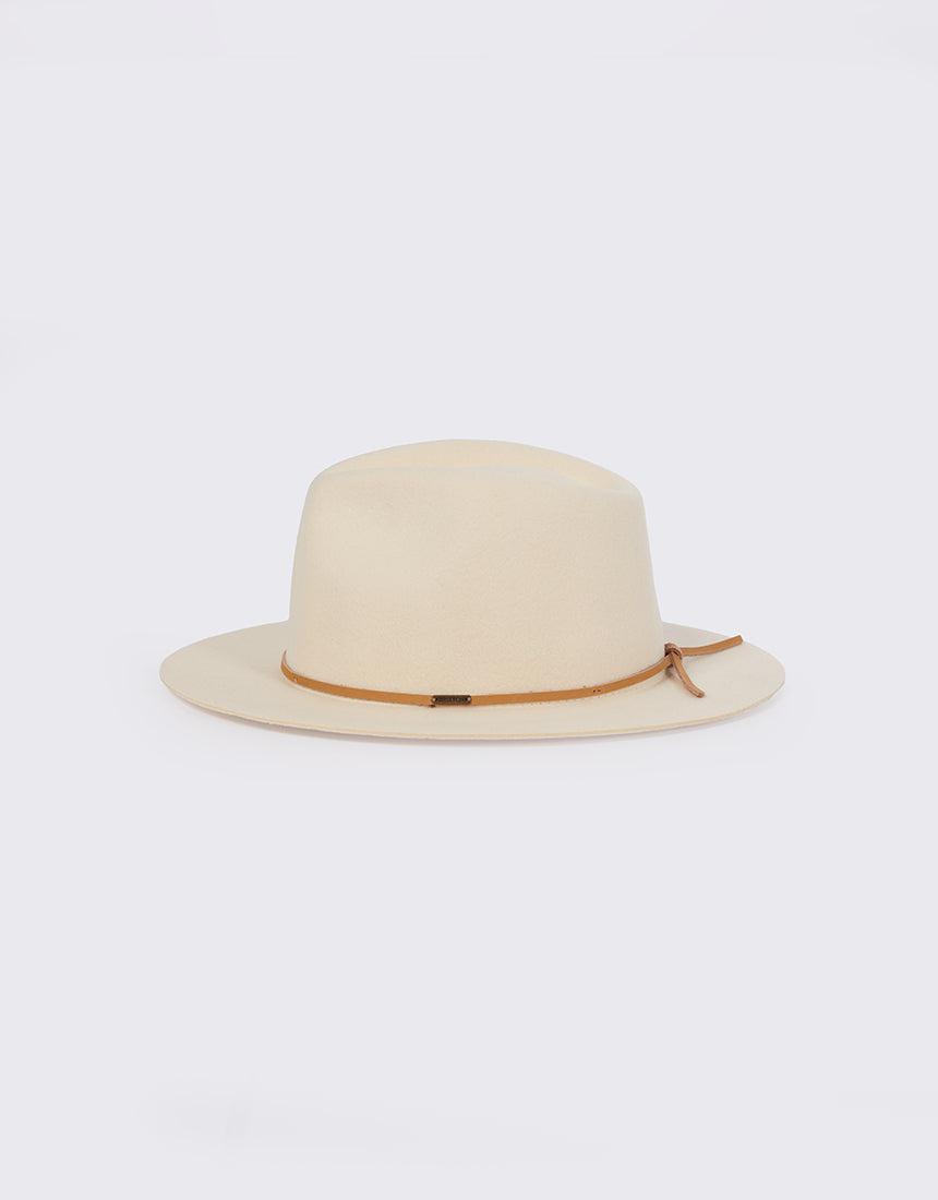 Brixton-Wesley Fedora Whitecap-Edge Clothing