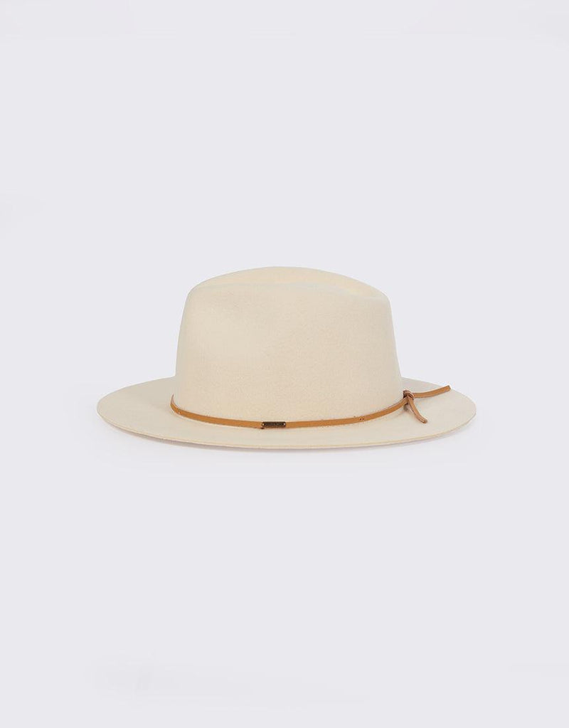 Brixton-Wesley Fedora Whitecap-Edge Clothing
