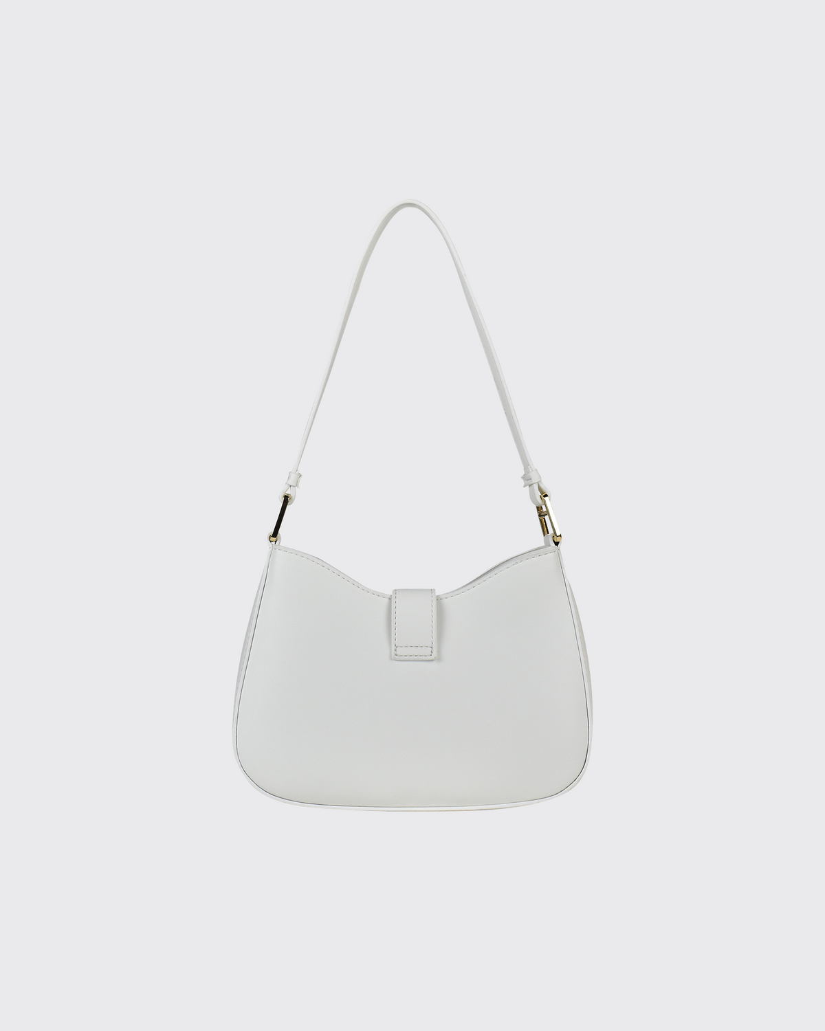 Cherie Shoulder Bag With Turnlock White