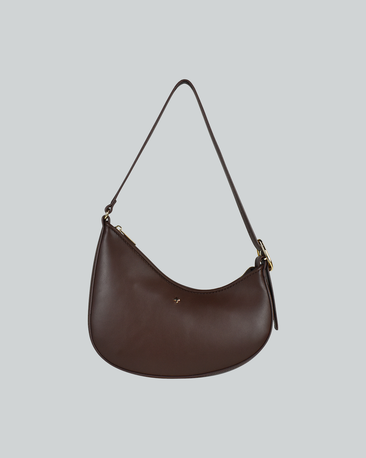 Cinder Asymetrical Shoulder Bag Chocolate