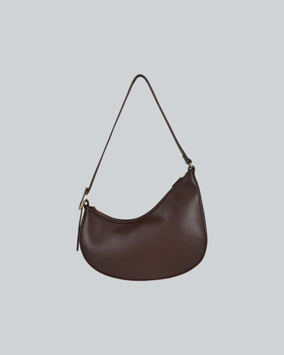 Cinder Asymetrical Shoulder Bag Chocolate