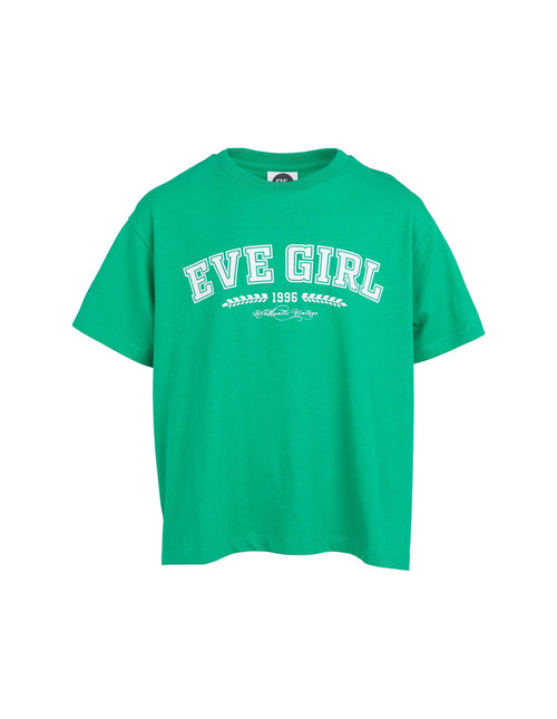 Eve Girl 3-7-Kids Academy Tee Green-Edge Clothing