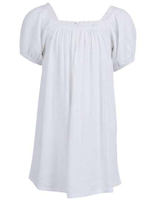 Eve Girl 3-7-Kids Blossom Dress Vintage White-Edge Clothing