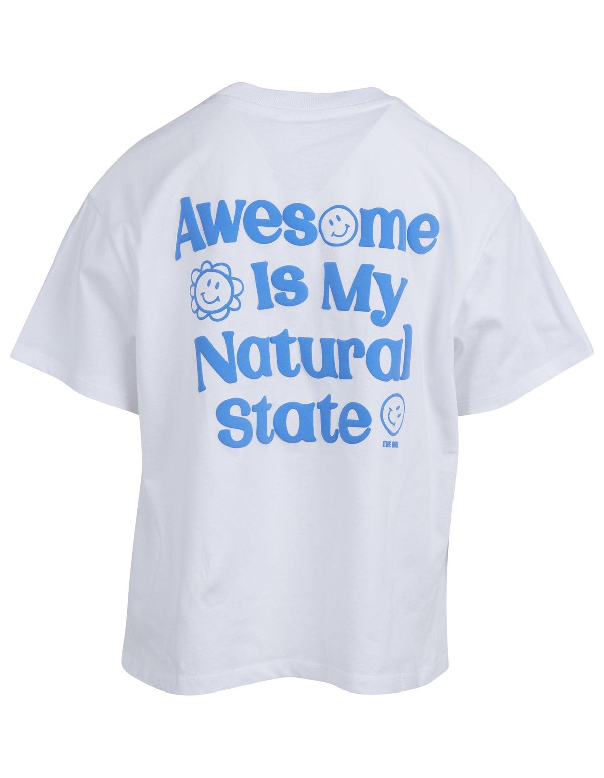 Eve Girl 3-7-Kids Natural State Tee White-Edge Clothing