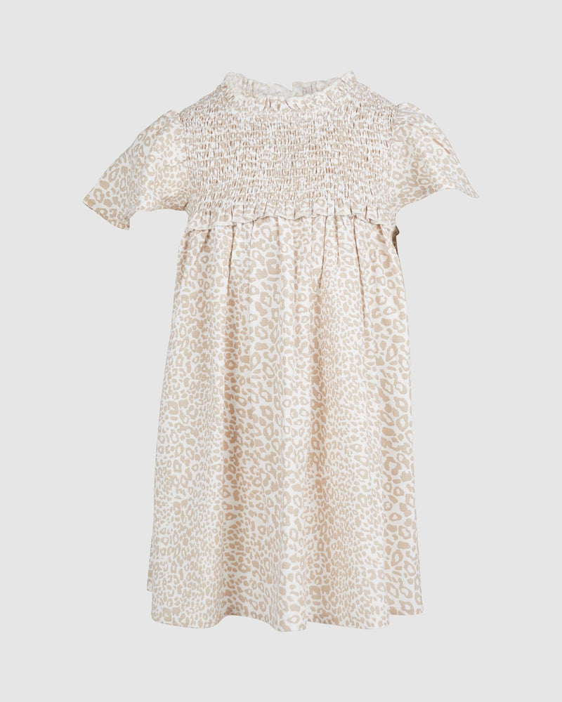 Eve Girl 3-7-Wild Cat Dress Print-Edge Clothing