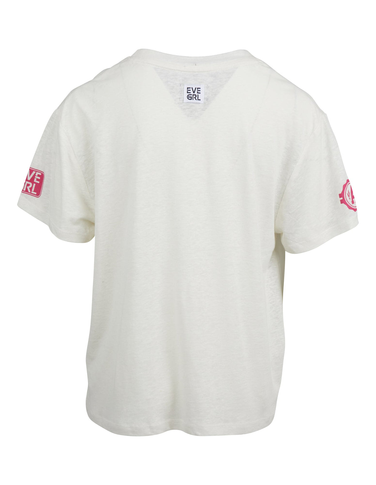 Eve Girl 8-16-Drew Sports Tee Vintage White-Edge Clothing