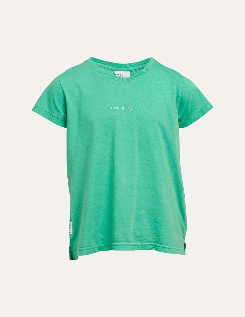 Eve Girl 8-16-Eve Girl Washed Tee Light Green-Edge Clothing