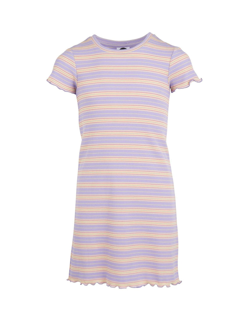 Eve Girl 8-16-Fruit Tingle Rib Dress Stripe-Edge Clothing
