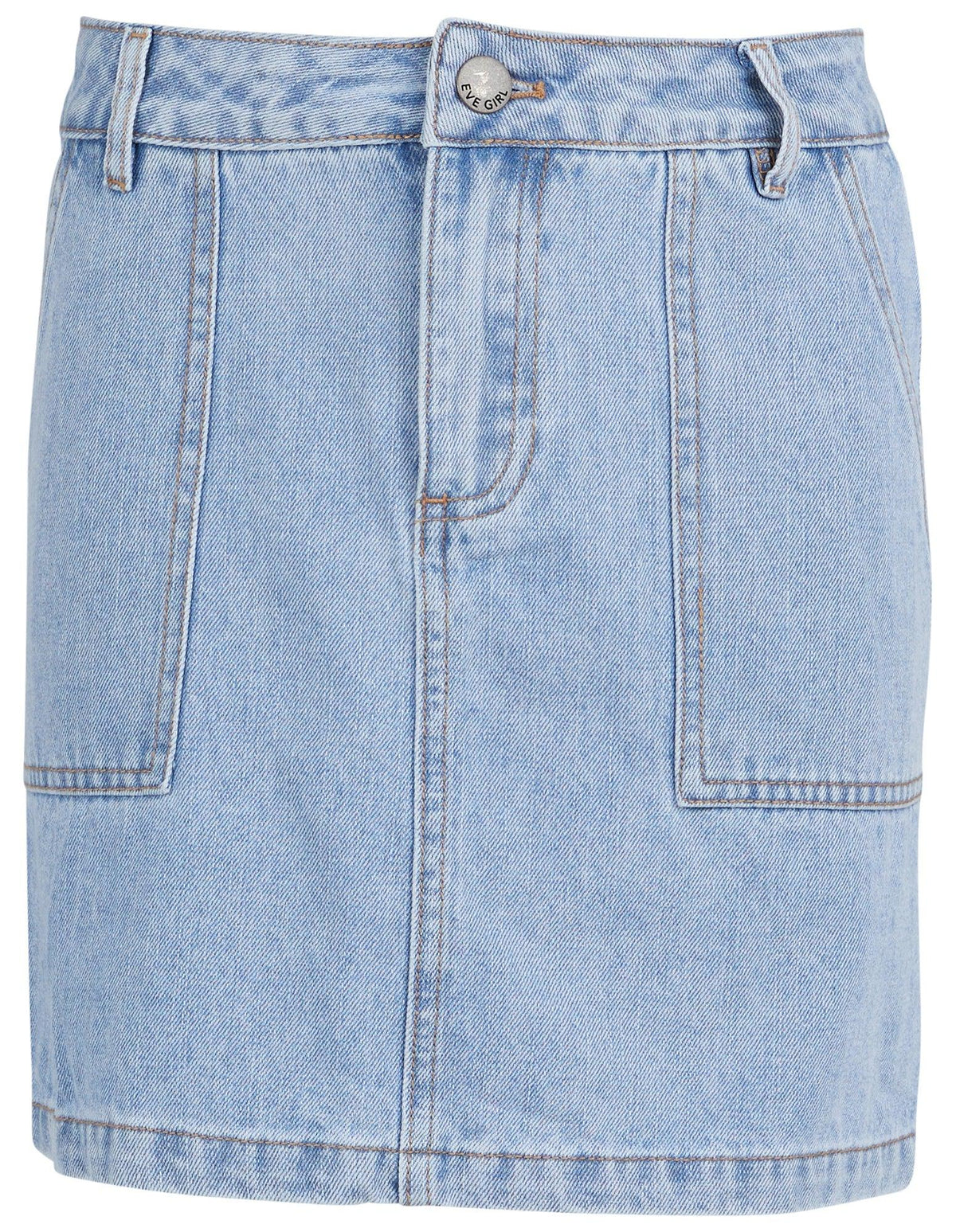 Eve Girl 8-16-Kids Bella Mini Skirt Blue-Edge Clothing