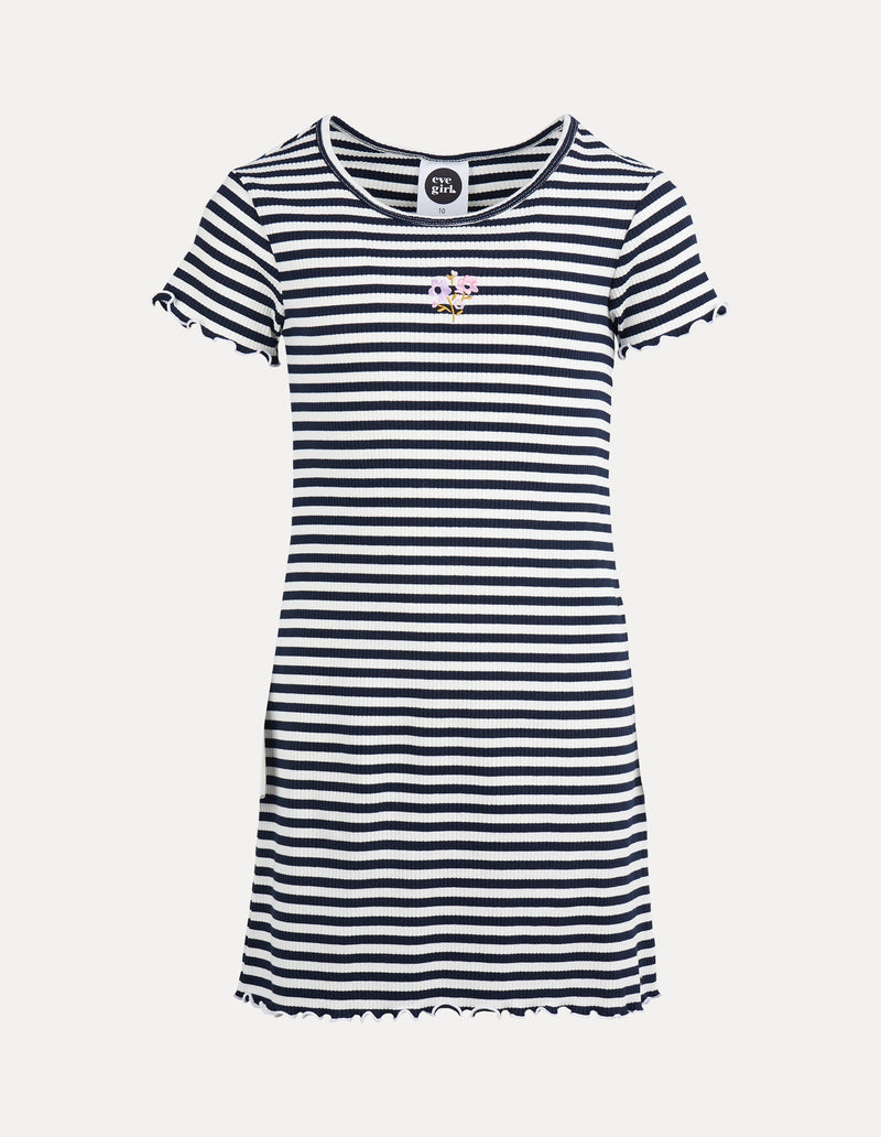 Eve Girl 8-16-Posie Dress Stripe-Edge Clothing