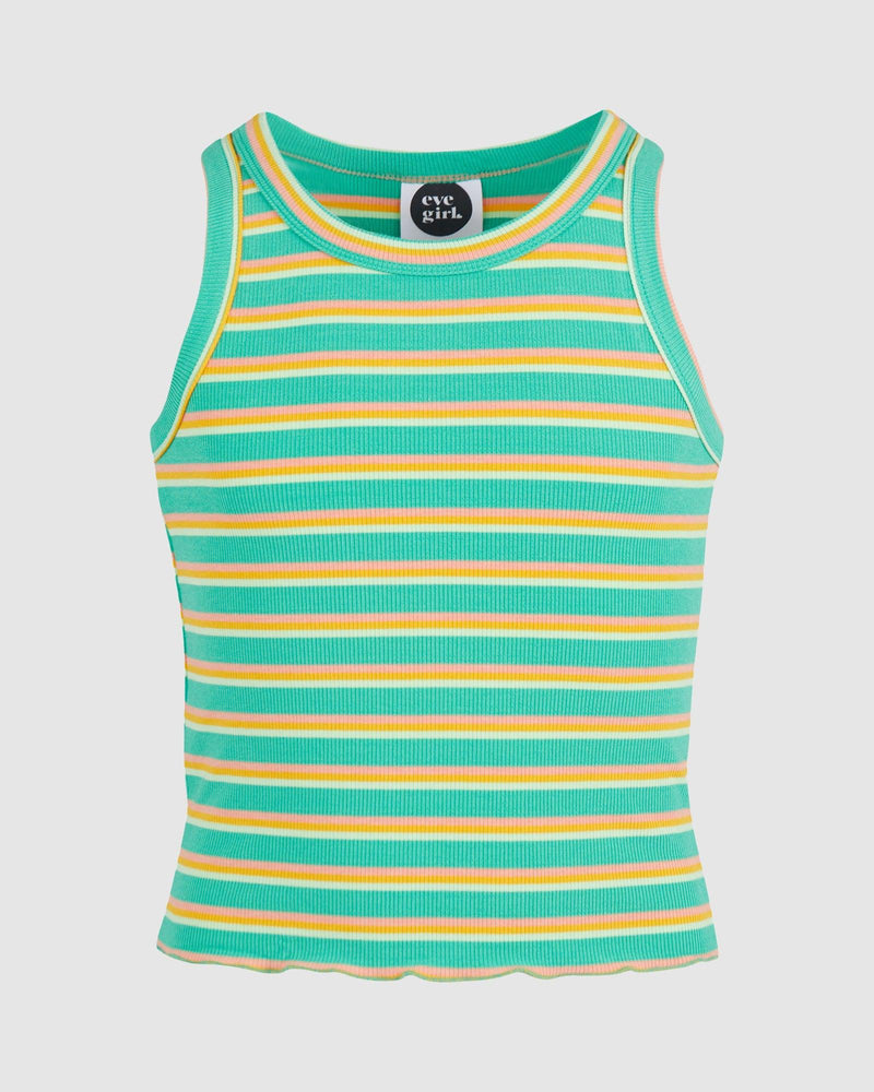 Eve Girl 8-16-Sweetie Tank Stripe-Edge Clothing
