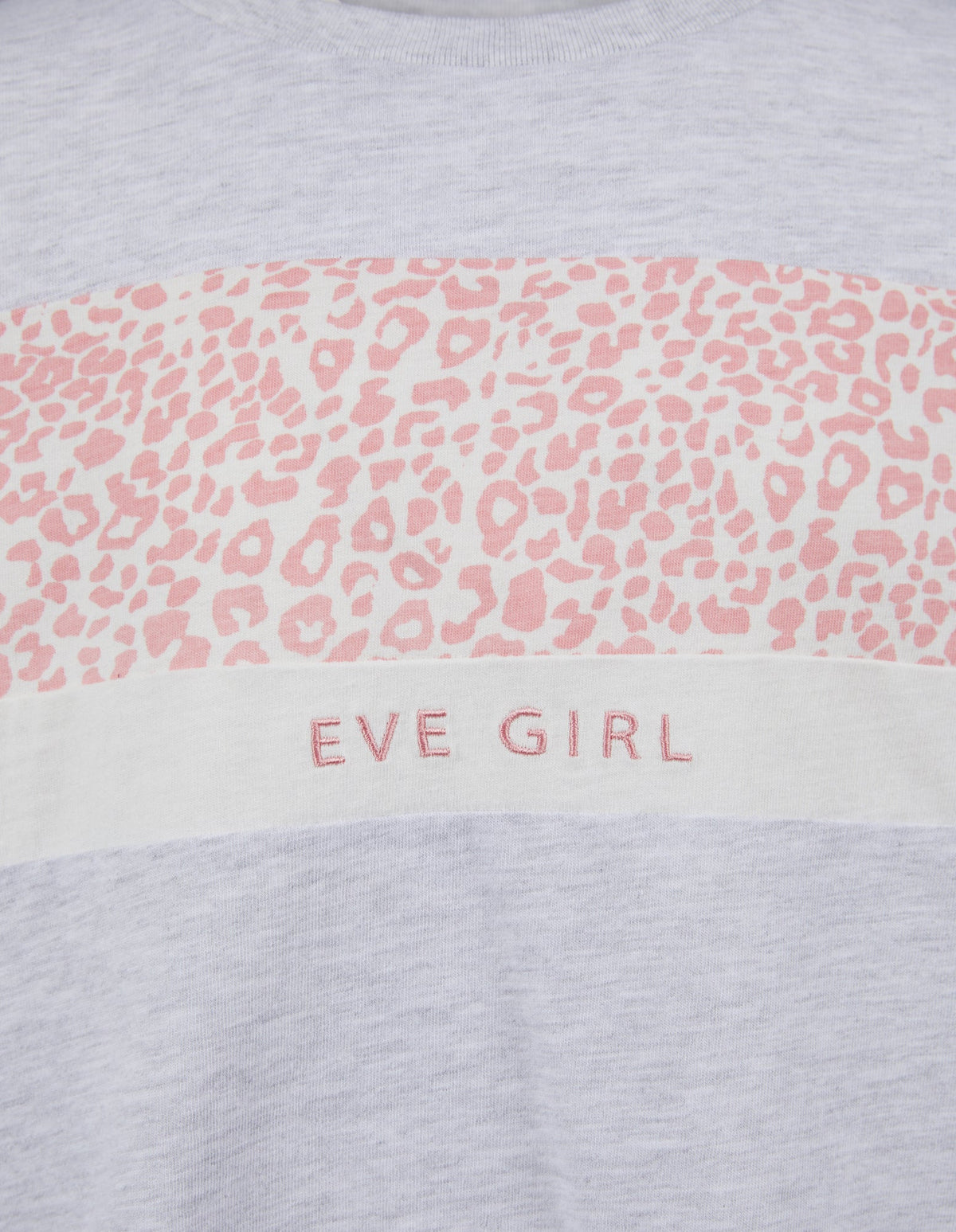 Eve Girl 8-16-Teen Base Paneled Long Sleeve Grey-Edge Clothing
