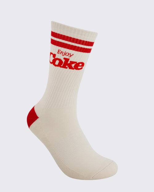 Foot-ies-Coke Logo Sneaker Sock 2 Pack-Edge Clothing