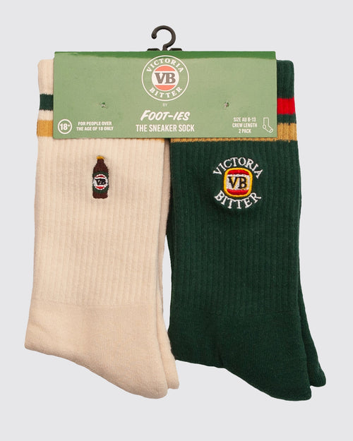 Foot-ies-Vb Retro Sneaker Sock Multicoloured-Edge Clothing