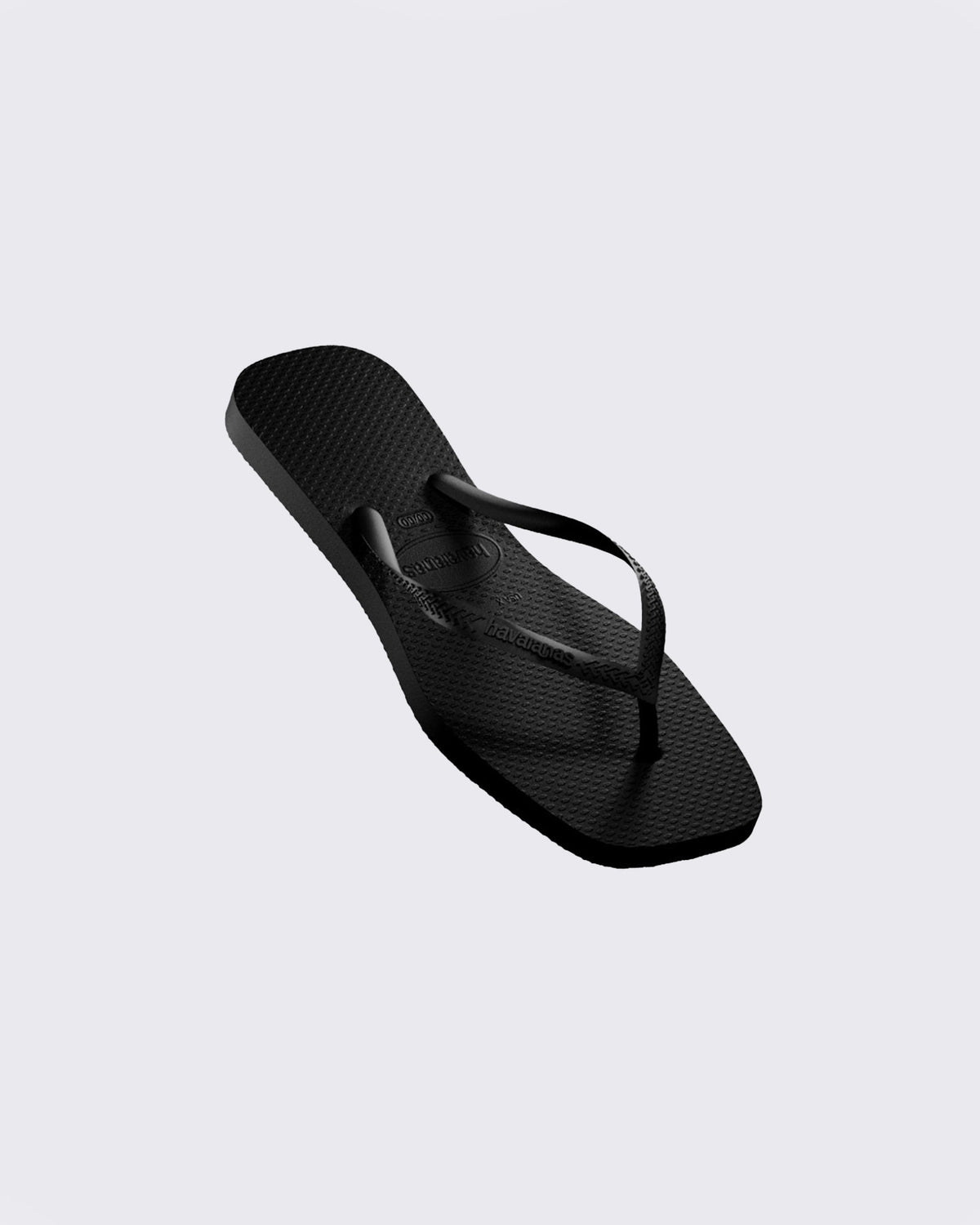 Slim Square Solid Black Black