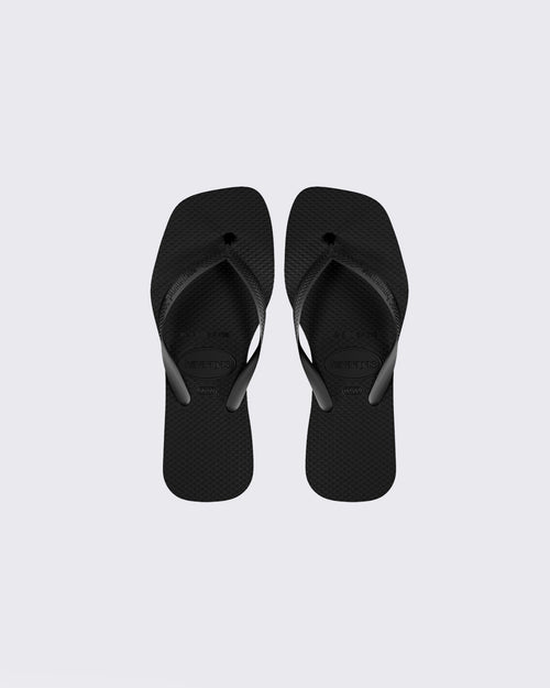 Havaianas-Slim Square Solid Black Black-Edge Clothing