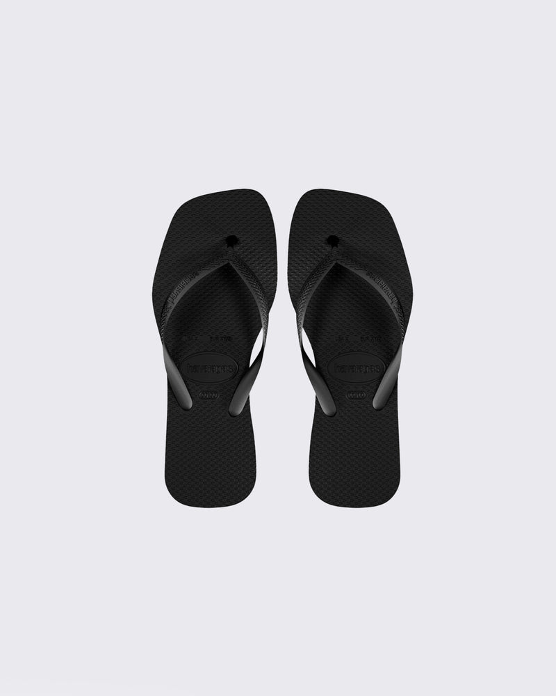 Havaianas-Slim Square Solid Black Black-Edge Clothing