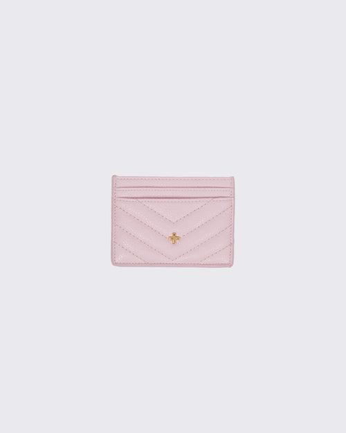Izzy Card Holder Pink Pebble