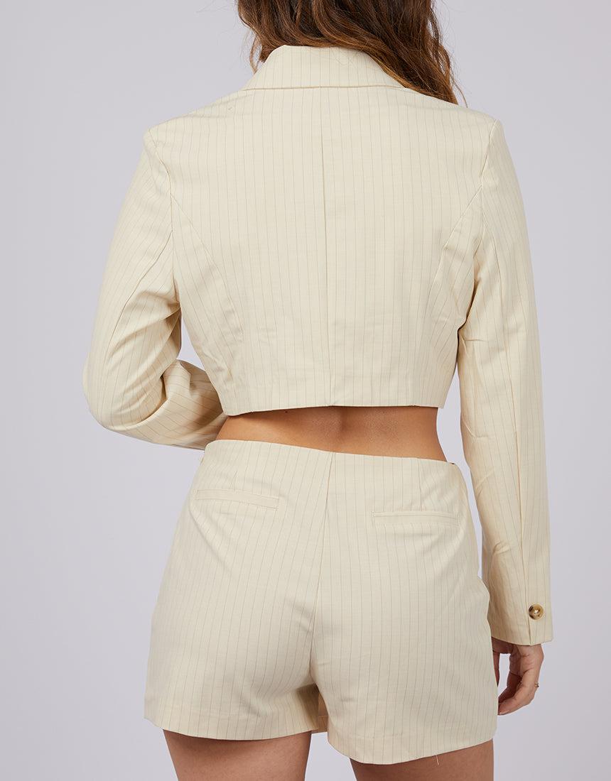 Jorge-Darby Cropped Blazer Natural-Edge Clothing