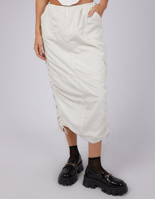 Jorge-Emmie Parachute Skirt Vintage White-Edge Clothing