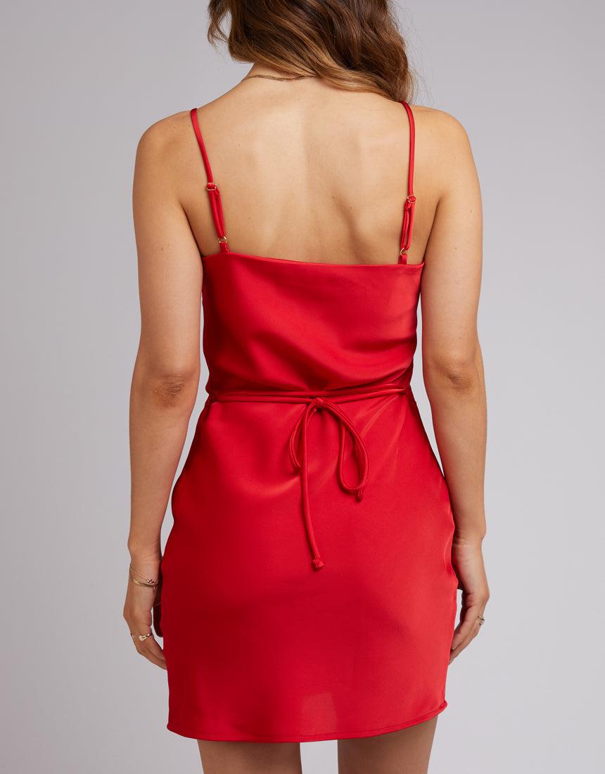 Jorge-Isabel Mini Dress Red-Edge Clothing