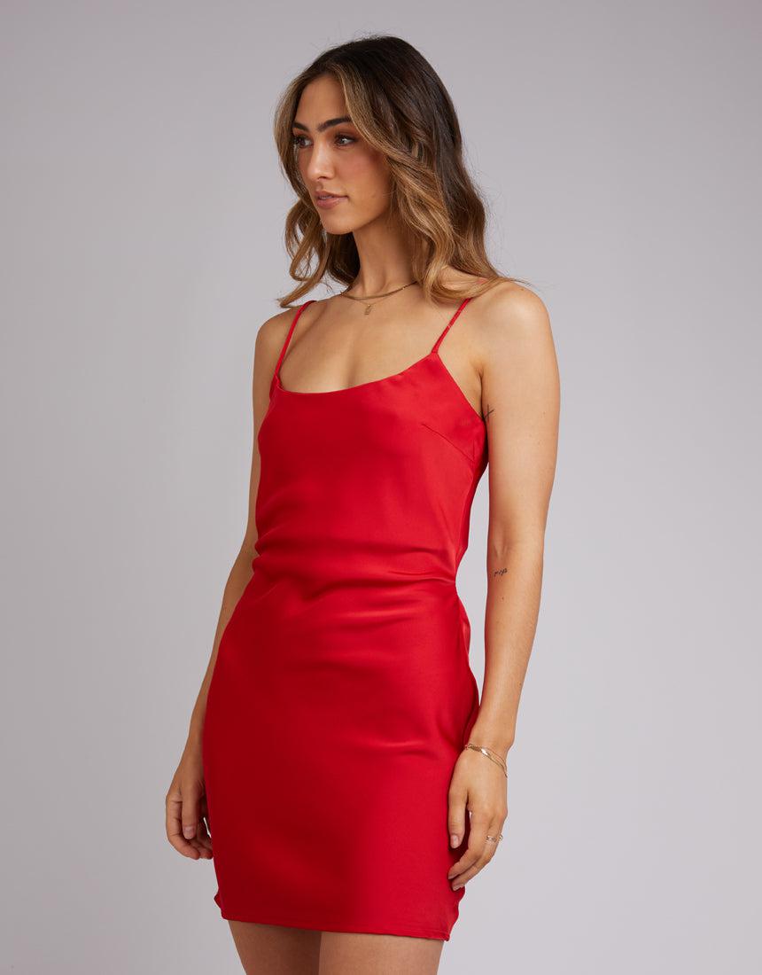 Jorge-Isabel Mini Dress Red-Edge Clothing