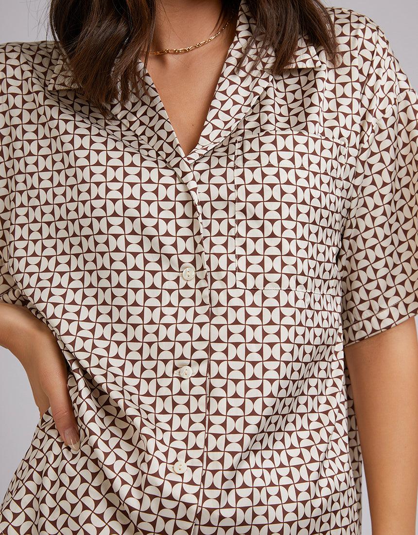 Jorge-Jacqui Print Button Up Shirt-Edge Clothing