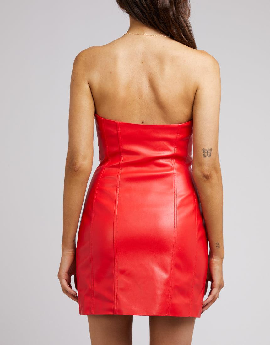 Jorge-Jayde Mini Dress Red-Edge Clothing