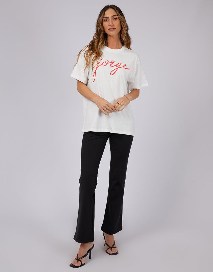 Jorge-Jorge Script Tee Red-Edge Clothing