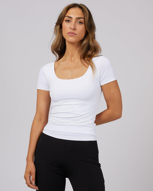 Jorge-Lia Ss Tee White-Edge Clothing
