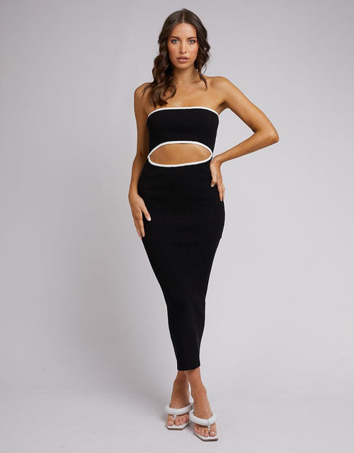 Jorge-Loreatta Maxi Dress Black-Edge Clothing