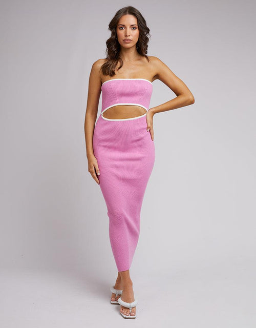 Jorge-Loreatta Maxi Dress Pink-Edge Clothing