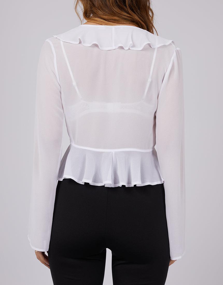 Jorge-Nakita Blouse White-Edge Clothing