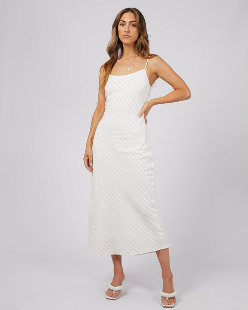 Jorge-Oscar Maxi Dress White-Edge Clothing