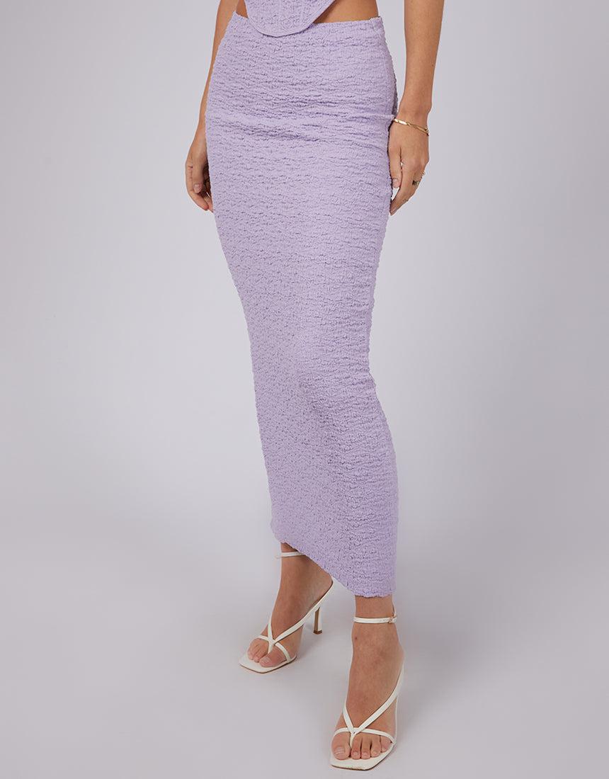 Jorge-Stassie Maxi Skirt Purple-Edge Clothing