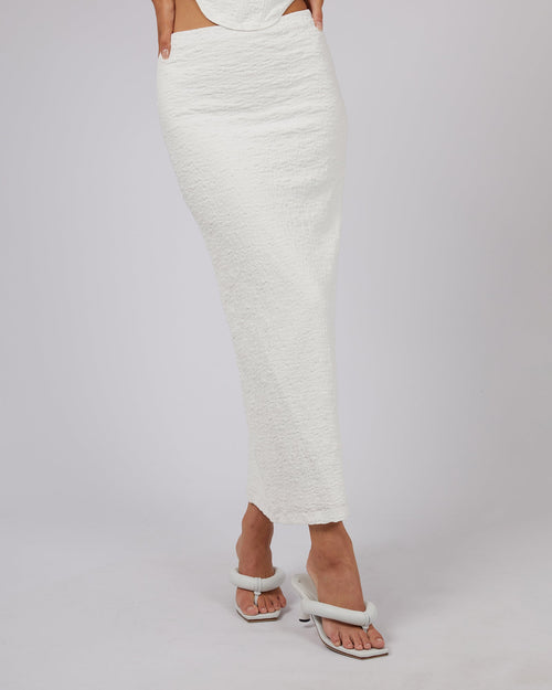 Jorge-Stassie Maxi Skirt White-Edge Clothing