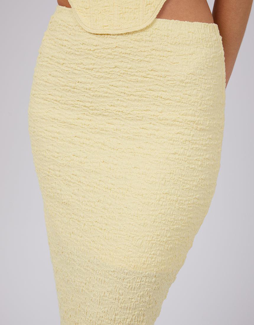 Jorge-Stassie Maxi Skirt Yellow-Edge Clothing